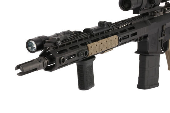 The Bravo Company BCM Gunfigher Mod 3 M-LOK vertical grip features a non slip texture